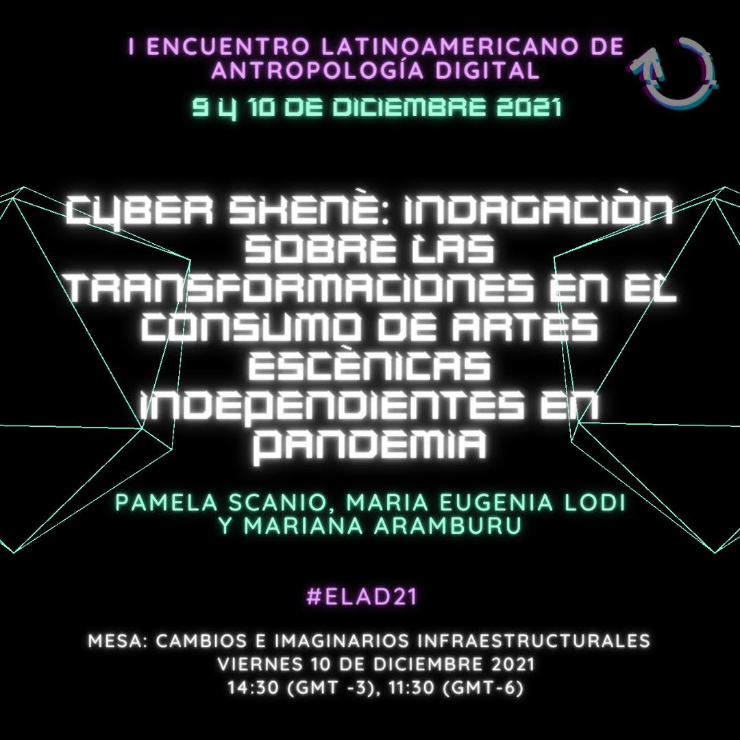 Participación en el I Encuentro Latinoamericano de Antropología Digital