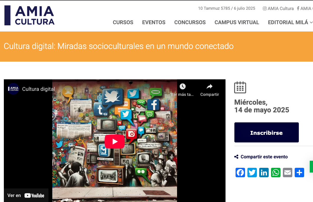 Cultura digital: Miradas socioculturales en un mundo conectado
